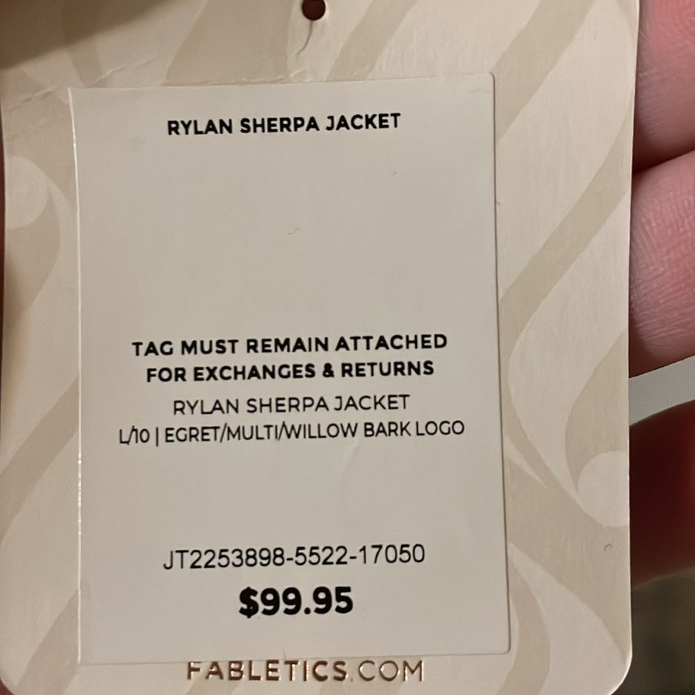 COPY - Fabletics Rylan Sherpa Jacket - Picture 6 of 6